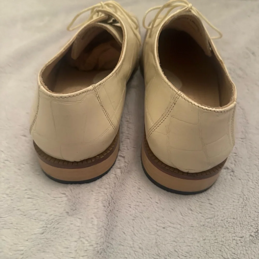 Fortune from Liberty Men’s‎ Size 12 Cream Croc Embossed Leather Dress Shoes